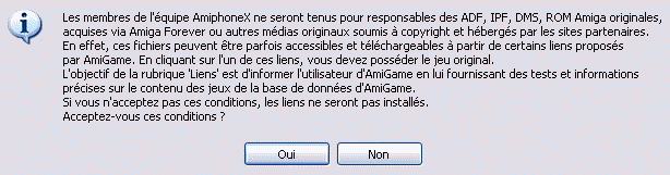 AmiGame - install  des liens